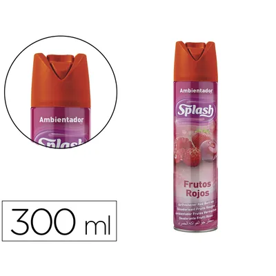 SPLASH Ambientador Spray Splash Aroma Frutos Rojos Bote de 300 ML