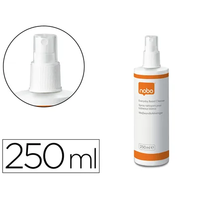 NOBO Limpiador de Pizarra Blanca Nobo Bote Pulverizador de 250 ML