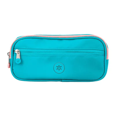 ANTARTIK Estuche Portatodo Antartik Fusion Flex 3 Cremalleras Turquesa Compañero Mochila 100X60X220 MM
