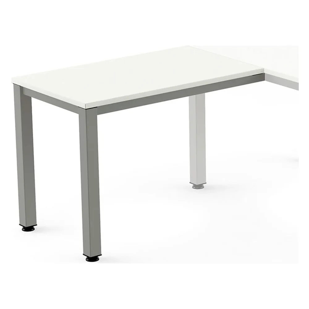Ala para Mesa Rocada Serie Executive 60X100 CM Derecha O Izquierda Acabado AD04 Gris/blanco