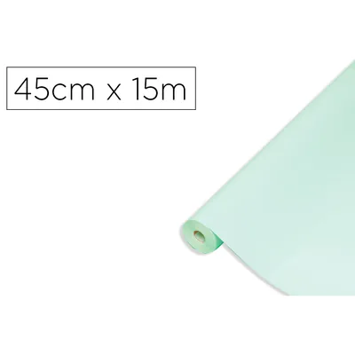 D-C-FIX Rollo Adhesivo D-C-Fix Verde Menta Ancho 45 CM Largo 15 M