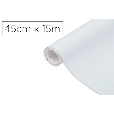D-C-FIX Rollo Adhesivo D-C-Fix Blanco Mate Ancho 45 CM Largo 15 M