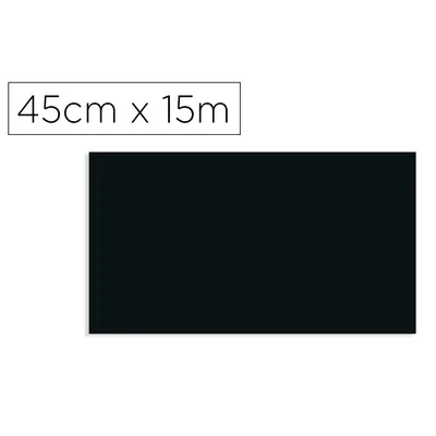 D-C-FIX Rollo Adhesivo D-C-Fix Negro Mate Ancho 45 CM Largo 15 M