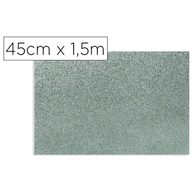D-C-FIX Rollo Adhesivo D-C-Fix Gris Metal Brillo Ancho 45 CM Largo 1,5 M