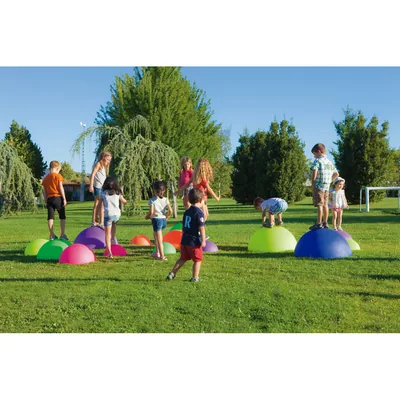 AMAYA Semi Esfera Equilibrio Amaya Termoplastico Antideslizante Pack de 4 Unidades Varios Tamaños Colores Surtidos
