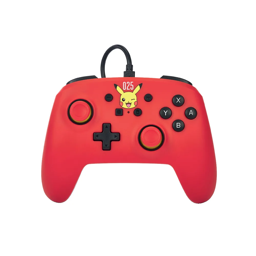 Mando Power a con Cable para Nintendo Switch Laughing Pikachu