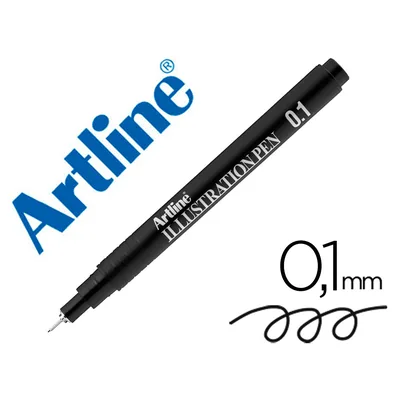 ARTLINE Rotulador Artline Calibrado Micrometrico Negro Illustration Pen EK-281ILN Punta Poliacetal 0,1MM