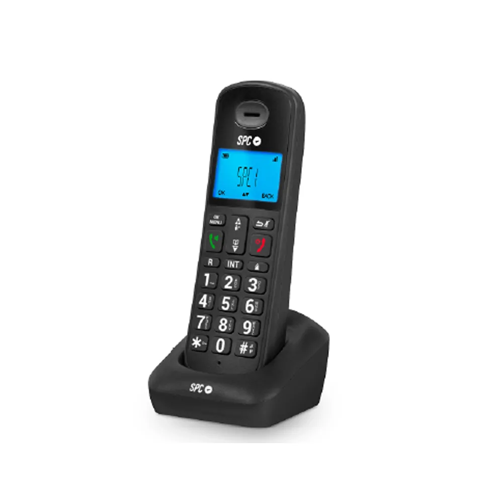 Telefono Spc Inalambrico Dect Gossip 2 Pantalla Retroiluminada Modo Eco Identificador de Llamadas
