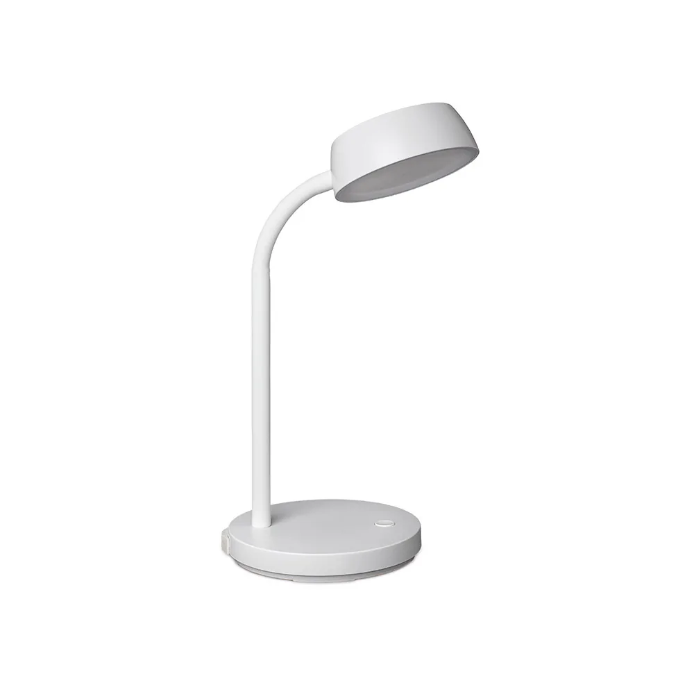 Lampara de Escritorio Maul Led 5W 585LM Luz Calida Brazo y Cabezal Giratorios Blanca