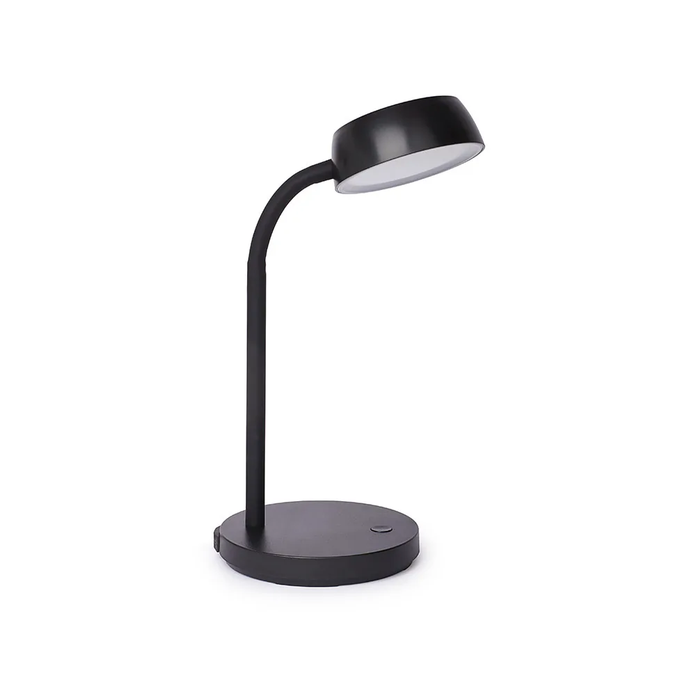 Lampara de Escritorio Maul Led 5W 585LM Luz Calida Brazo y Cabezal Giratorios Negra