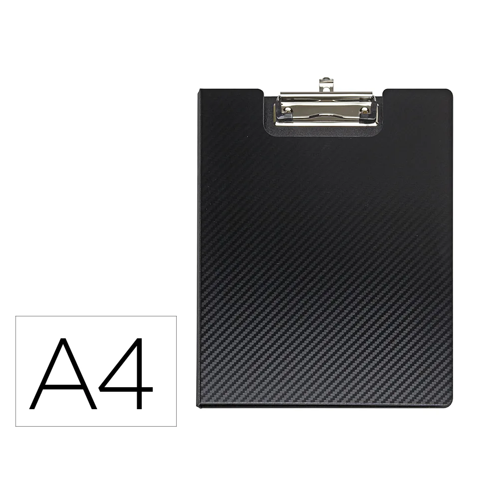 Portanotas Maul Flexx DIN A4 Polipropileno con Pinza Color Negro
