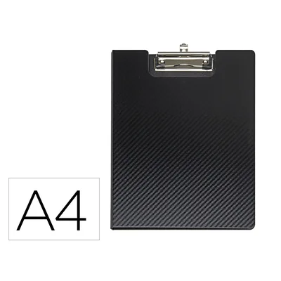 MAUL Portanotas Maul Flexx DIN A4 Polipropileno con Pinza Color Negro