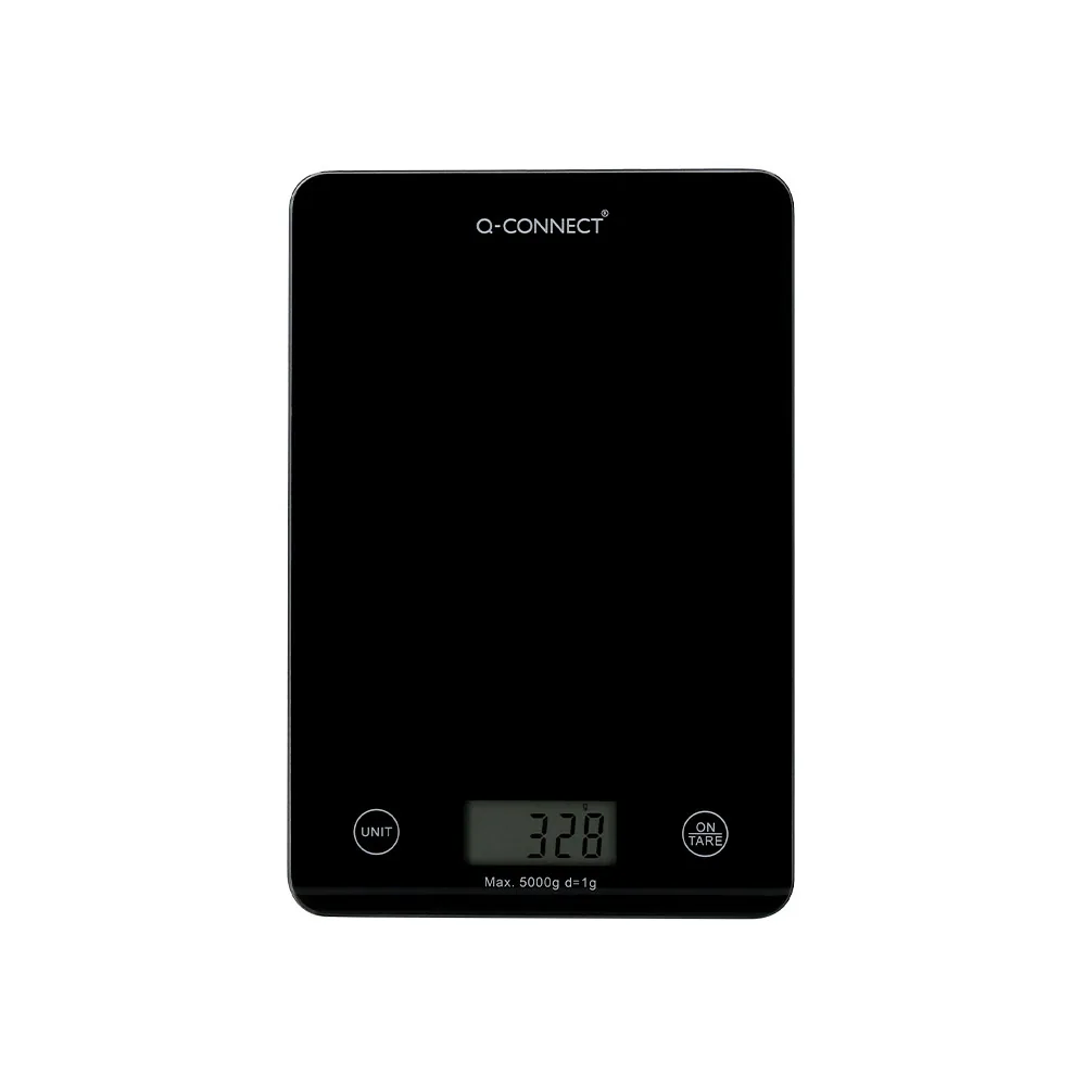 Bascula Precision Q-Connect Digital con Pantalla Lcd Precision 1 G Capacidad de 5 G a 5 KG 200X135X16 MM