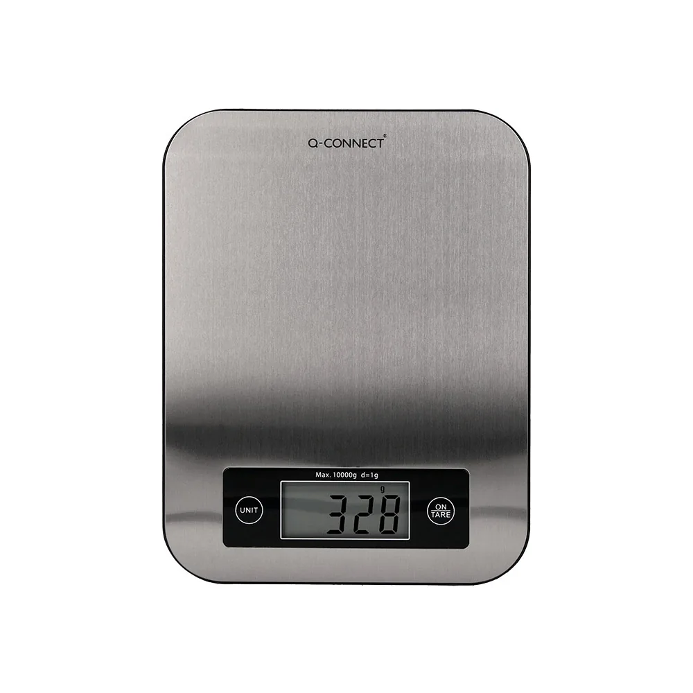 Bascula Precision Q-Connect Digital con Pantalla Lcd Precision 1 G Capacidad de 5 G a 10 KG 215X165X16 MM
