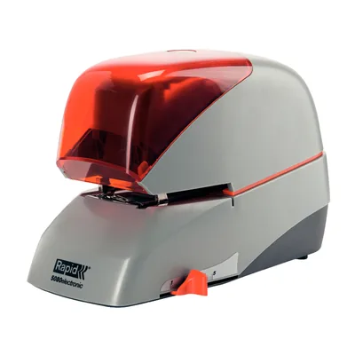 RAPID Grapadora Rapid 5080E Electrica Blanco/negro Capacidad 80 Hojas Usa Grapas Casete 5080