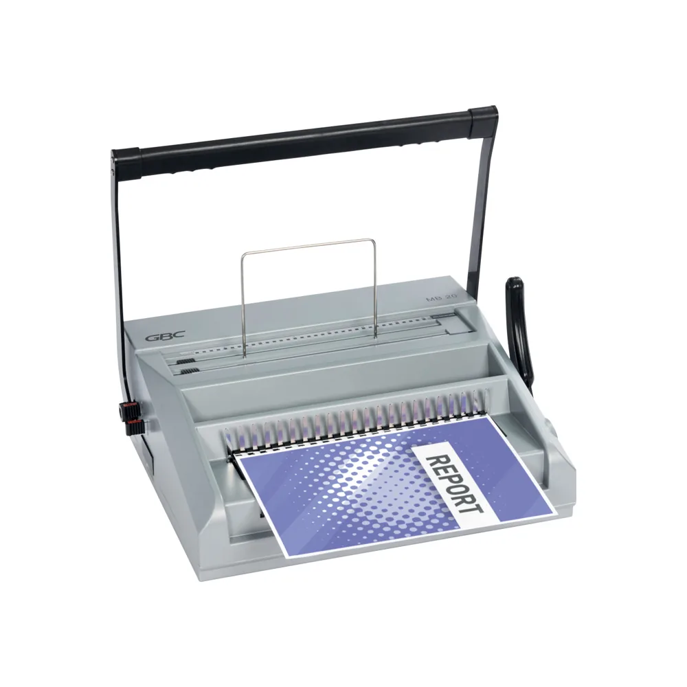 Encuadernadora para Espiral Gbc Multibind MB20 Perfora 20 Hojas Tamaño A4 Encuaderna 500 Hojas