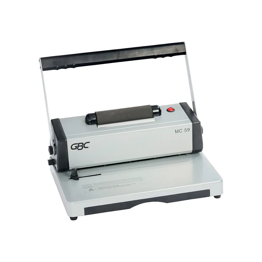 Encuadernadora para Espiral Gbc Multibind MC59 Perfora 20 Hojas Tamaño A4 Encuaderna 450 Hojas