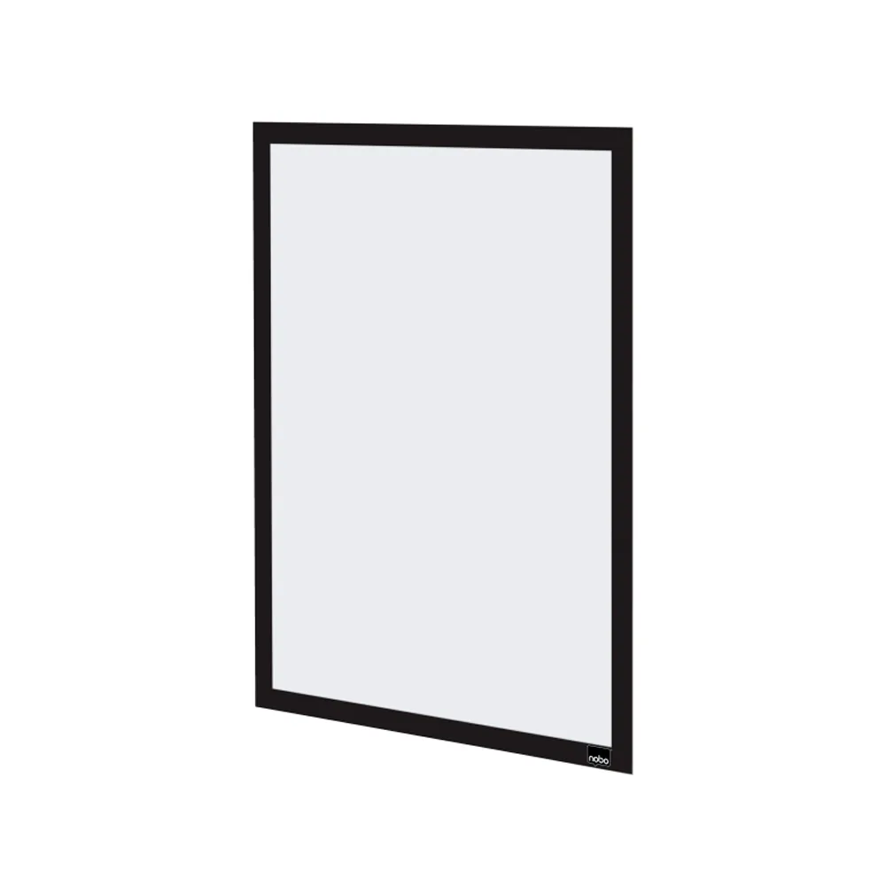 Marco Porta Anuncios Nobo DIN A3 Marco Magnetico Autoadhesivo Color Negro Pack de 2 Unidades