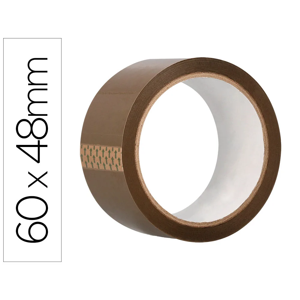 Cinta Adhesiva Greening Polipropileno Havana 60 M X 48 MM para Embalaje