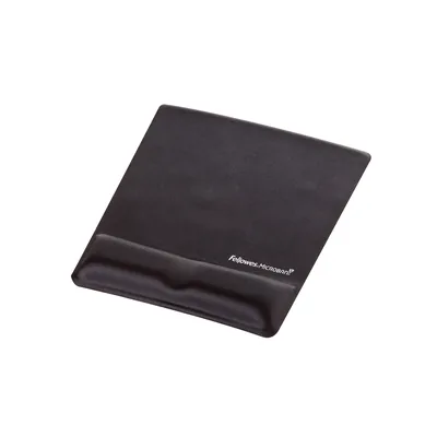 FELLOWES Alfombrilla para Raton Fellowes Canal Health-v Negra con Reposamuñecas de Gel 222X209,6X251 MM