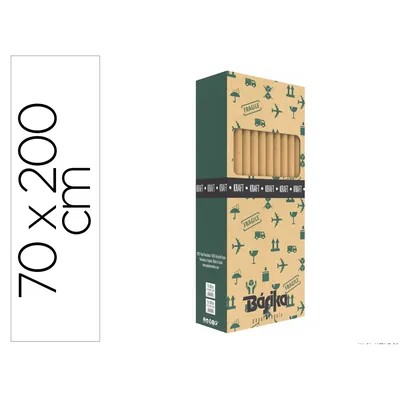 BASIKA Papel de Regalo Basika Kraft Liso Rollo Ancho 70 CM Longitud 2 M Gramaje 50 G