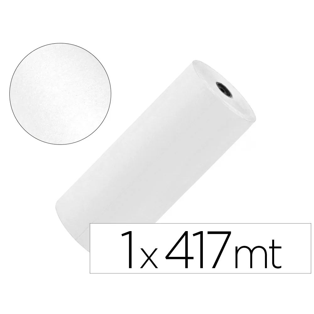 Papel Kraft Liderpapel Blanco Bobina 1 M X 417 M Especial para Embalaje Peso 25 KG