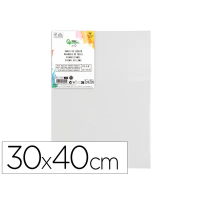 LIDERPAPEL Panel de Lienzo Liderpapel 30X40 CM Gramaje 280G/M2 Certificado Fsc