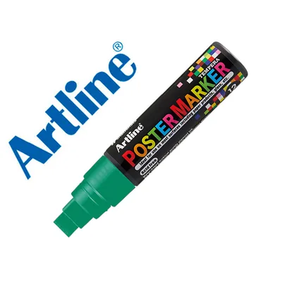 ARTLINE Rotulador Artline Poster Marker EPP-12 Punta Rectangular 12 MM Color Verde Fluor