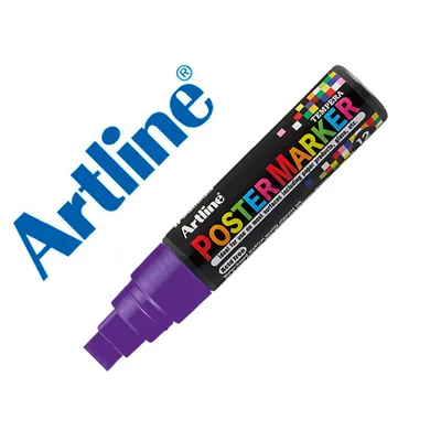 ARTLINE Rotulador Artline Poster Marker EPP-12 Punta Rectangular 12 MM Color Violeta