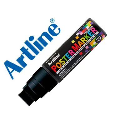 ARTLINE Rotulador Artline Poster Marker EPP-20 Punta Rectangular 20 MM Color Negro