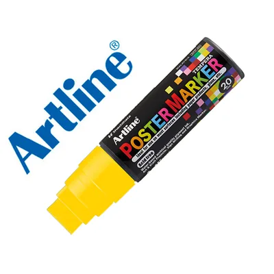 ARTLINE Rotulador Artline Poster Marker EPP-20 Punta Rectangular 20 MM Color Amarillo