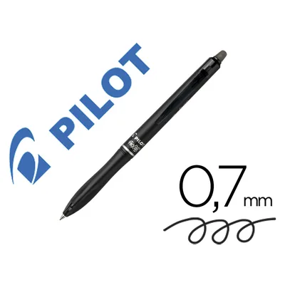PILOT Boligrafo Pilot Frixion Ball Plus Borrable 0,7 MM Punta Media Negro
