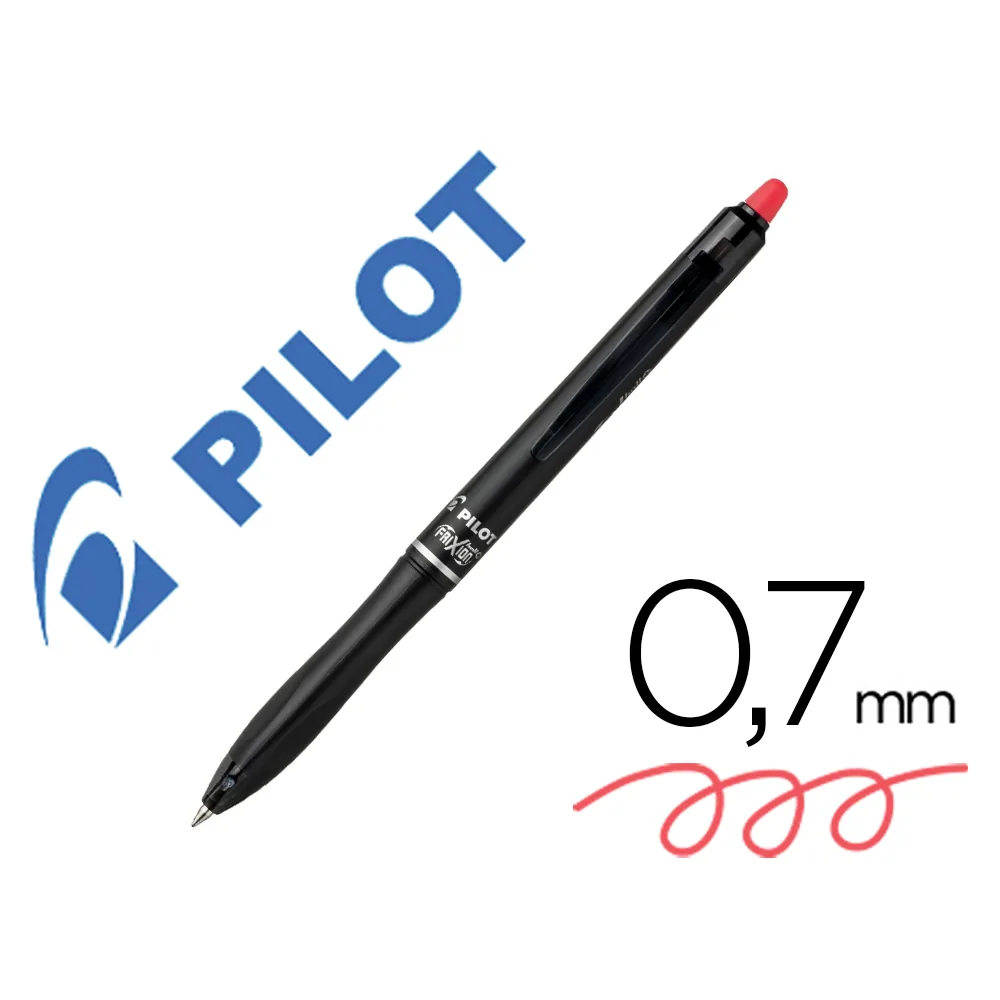 Boligrafo Pilot Frixion Ball Plus Borrable 0,7 MM Punta Media Rojo