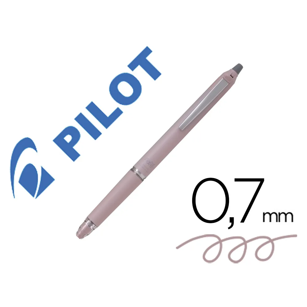 Boligrafo Pilot Frixion Zone Borrable 0,7 MM Punta Media Rosa