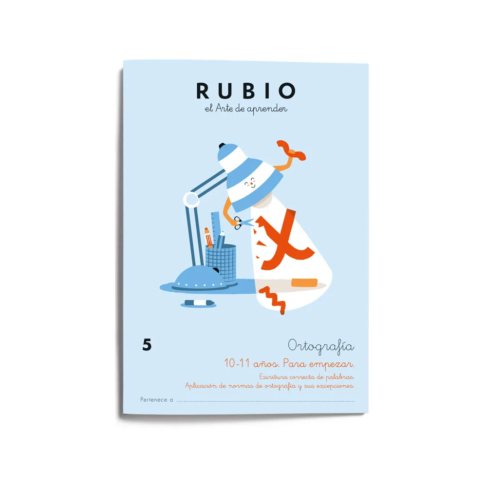 Cuaderno Rubio Ortografia 5