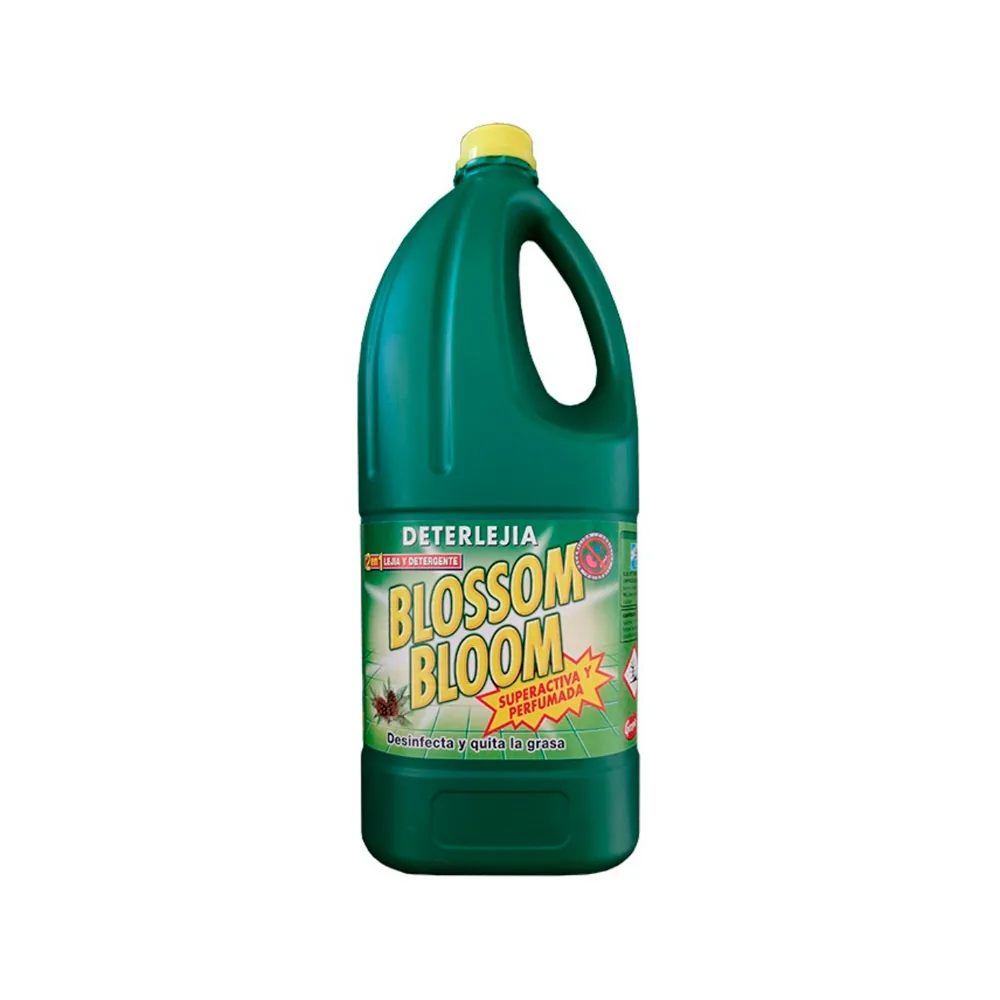 Lejia Blossom Bloom Desinfectante con Detergente Perfume Pino Botella 2 Litros