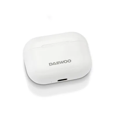 DAEWOO Auricular Daewoo Tws Bluetooth 5.3 Usb Tipo-c con Estuche de Carga 500MAH Color Blanco