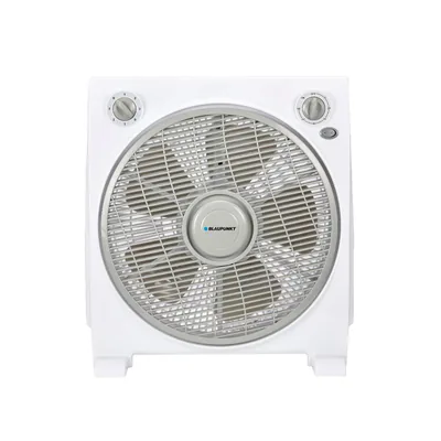 BLAUPUNKT Ventilador de Suelo Blaupunkt Box Fan 45W 30CM Diametro 5 Aspas 3 Velocidades con Temporizador y Rejilla