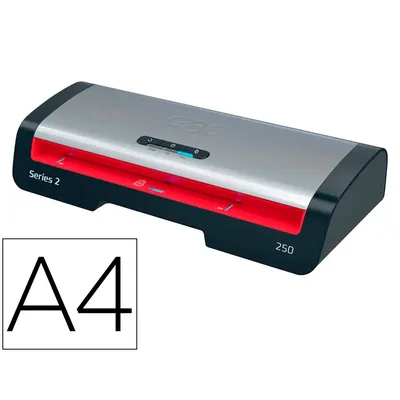 GBC Plastificadora Gbc 250 Office DIN A4 Apagado Automatico 2 Rodillos Hasta 125 Micras