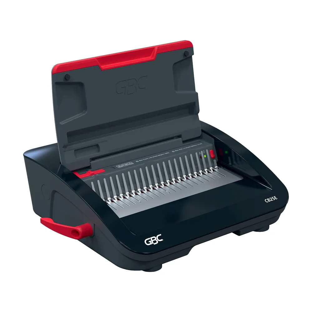 Encuadernadora Electrica para Canutillo Gbc Combbind CB25E Perfora 25 Hojas Tamaño A4/A5 Encuaderna 390 Hojas