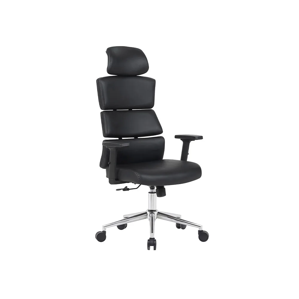 Silla Q-Connect Direccion Aurea Similpiel Alt Max 1400 MM Anc 520 MM Prof 510 MM Ruedas Premium Negro
