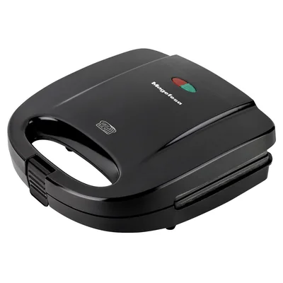 MAGEFESA Sandwichera Magefesa Suisse Black 750W con Asa Fria al Tacto Antiadherente