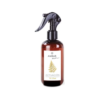 AMBAR Ambientador Ambar Zen Activacion Te Chai Bote Pulverizador de 225 ML