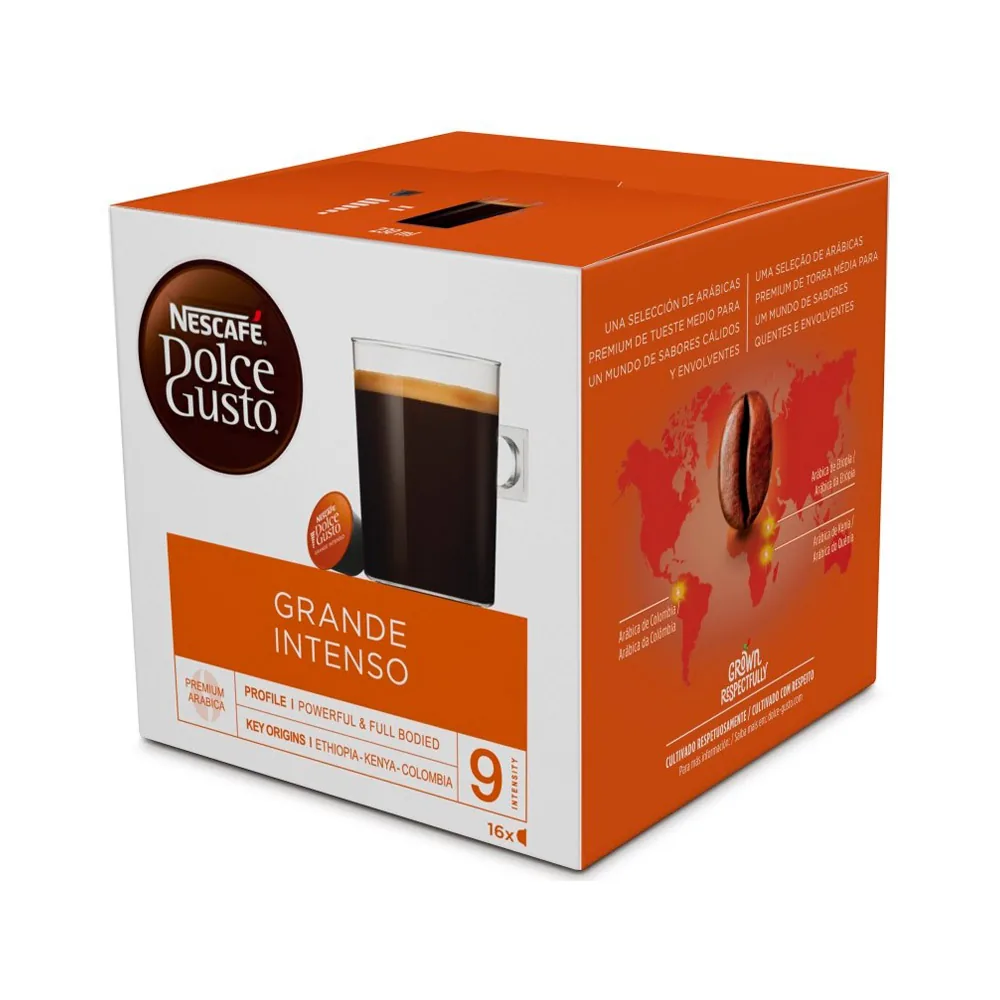 Cafe Dolce Gusto Grande Intenso Intensidad 8 Caja de 16 Capsulas