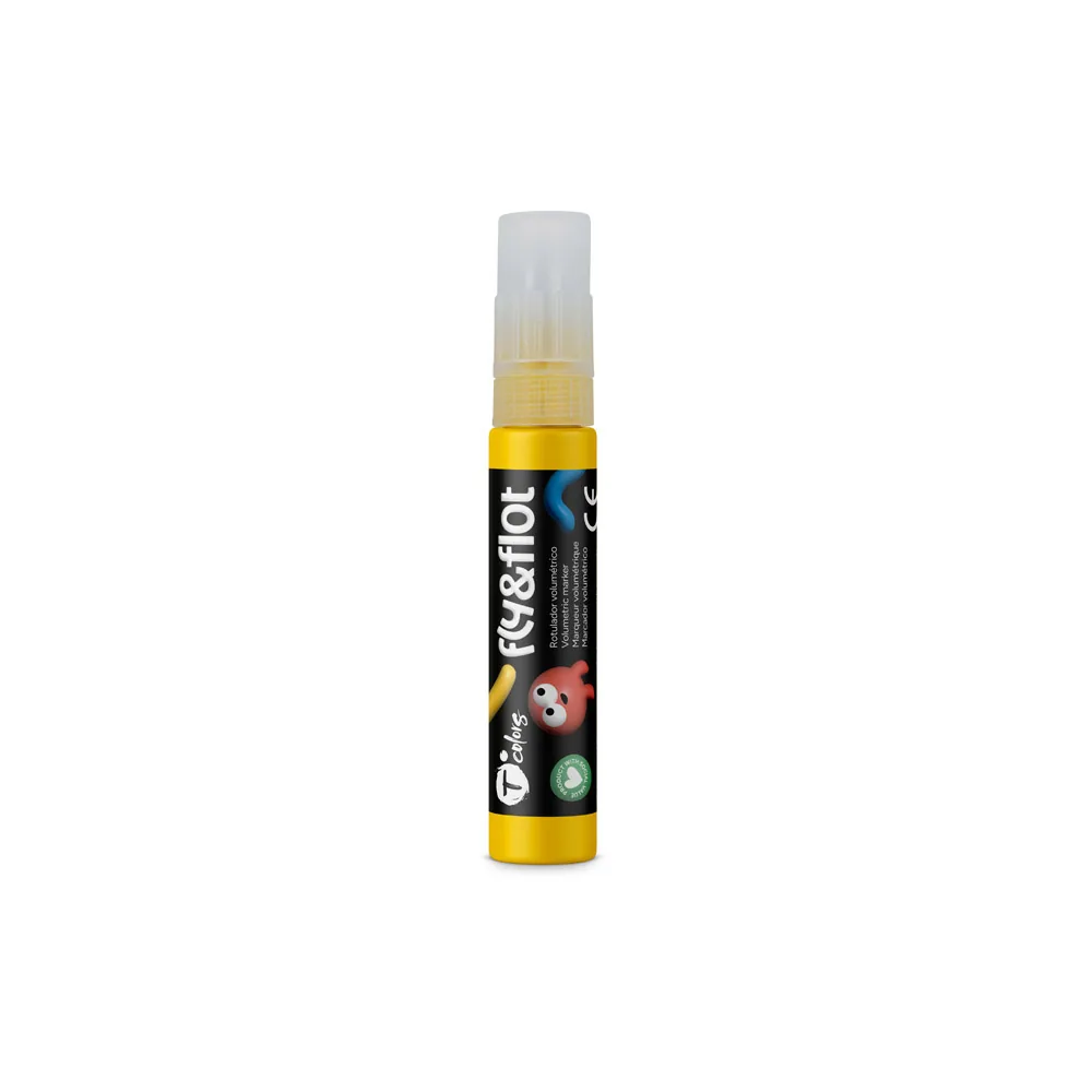 Rotulador Tcolors Fly&flot Efecto 3D Volumetrico 25 ML Color Amarillo
