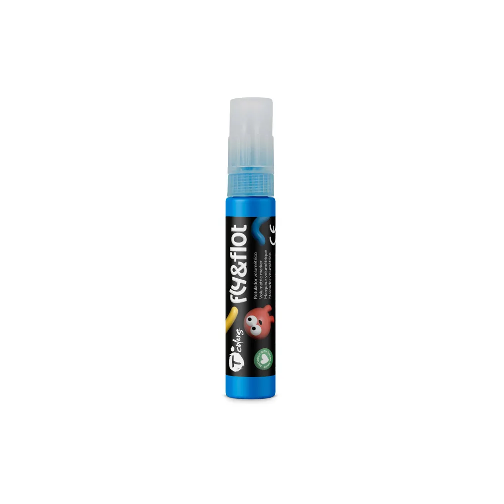 Rotulador Tcolors Fly&flot Efecto 3D Volumetrico 25 ML Color Azul