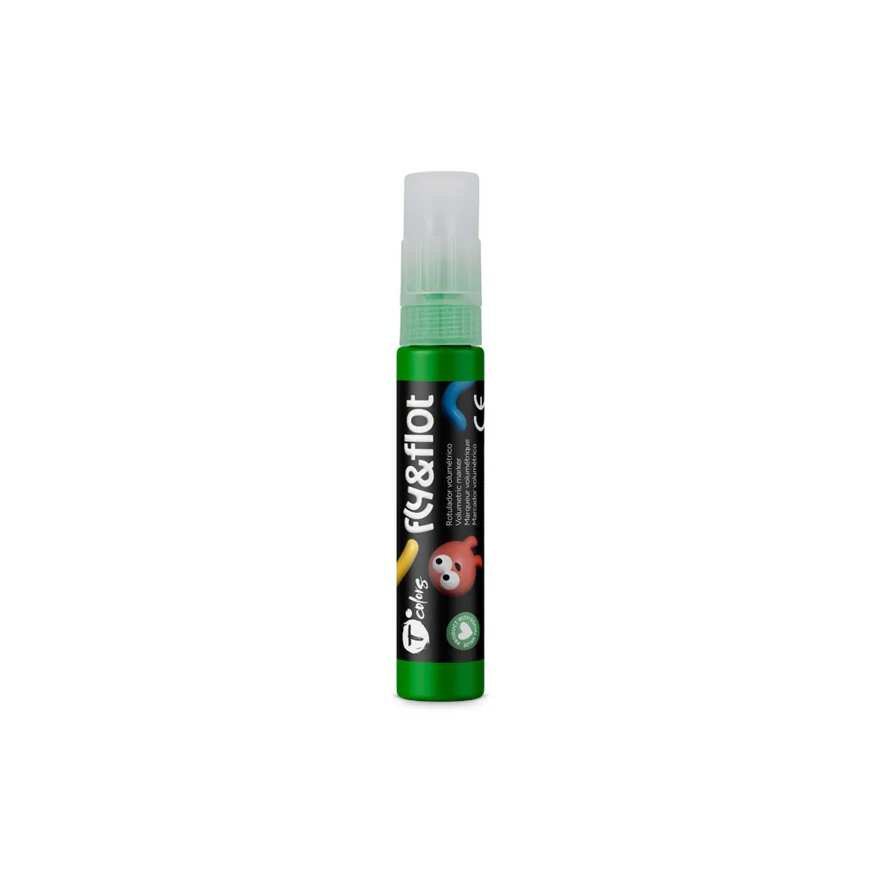 Rotulador Tcolors Fly&flot Efecto 3D Volumetrico 25 ML Color Verde