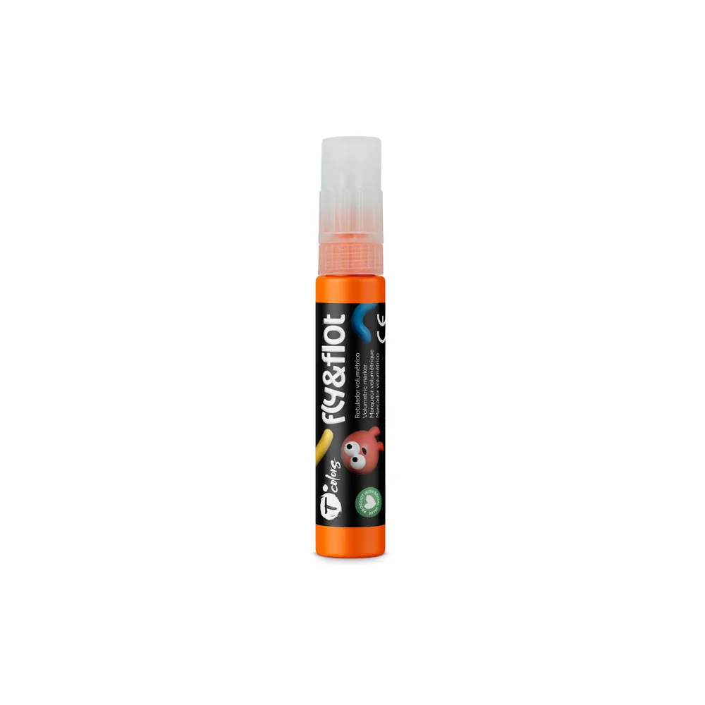 Rotulador Tcolors Fly&flot Efecto 3D Volumetrico 25 ML Color Naranja