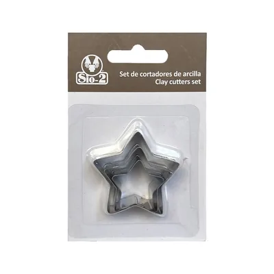 SIO-2 Cortador Metalico SIO-2 Estrella Set de 3 Piezas