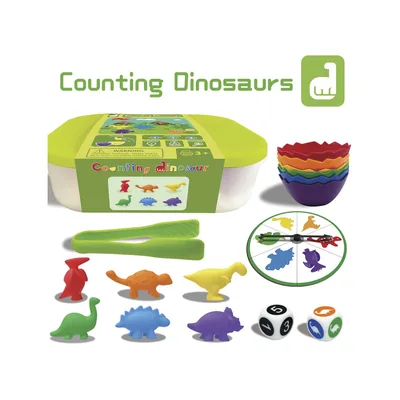 AMAYA Juego de Clasificacion Conteo de Dinosaurios +3 Años